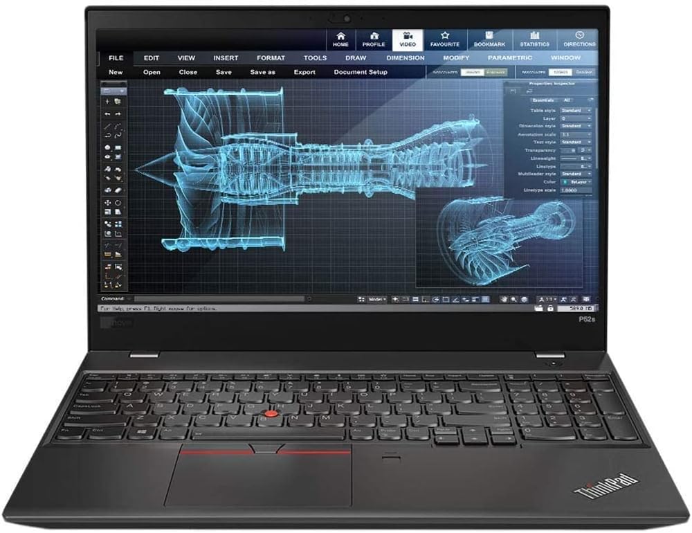 Lenovo ThinkPad P52S 15.6' FHD, Core i7-8650U 1.9GHz, 32GB RAM, 1TB M.2-NVMe, Win11P64, CAM, No Touch, Nvidia Quadro P500 2GB, (Renewed)
