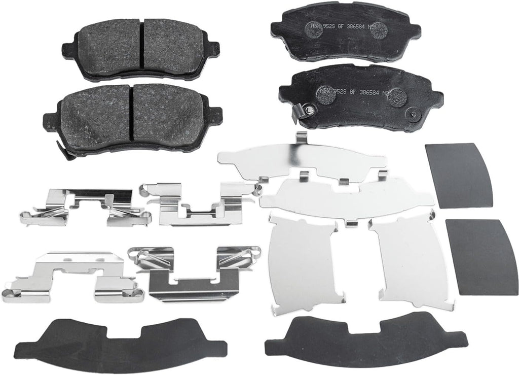 Replacement Front Brake Disc Rotors and Pads Kit fits Ford Fiesta 2011-2013 1.6L (4-Cyl) Front
