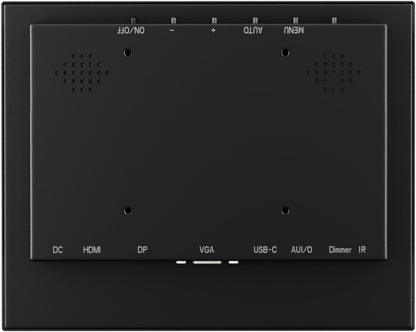 Beetronics 8 Inch Touchscreen Monitor | Full HD 1080p | 8TSV7M – Industrial-Grade, Professional 10-Point Multi Touch Display for PC, Mac, Linux – HDMI, DisplayPort, USB-C, VGA Inputs