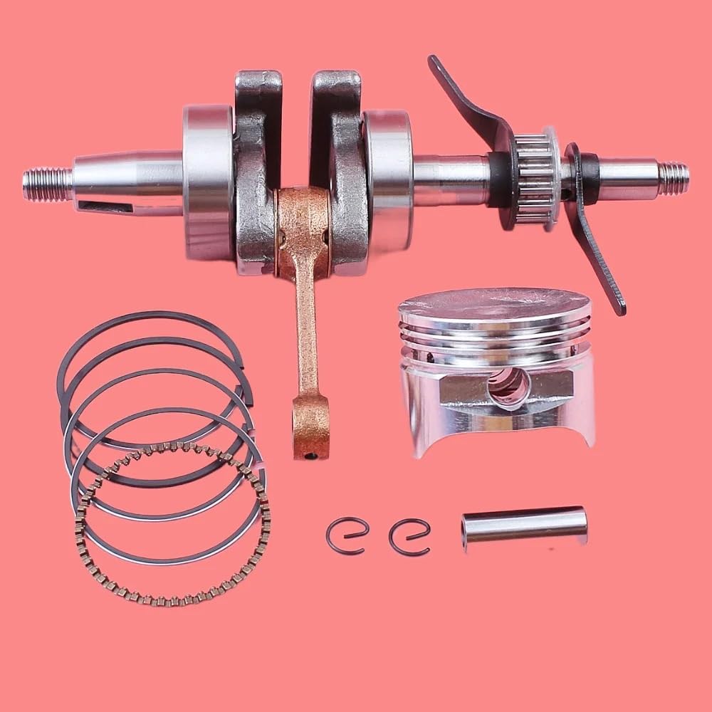 Crankshaft 39mm Piston Pin Ring Circlip Kit for Honda GX35 GX 35 4 Stroke Lawn Mower Small Gas Engine Motor Part