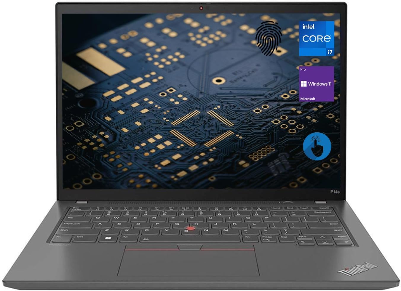 Lenovo ThinkPad P14s Gen 3 Mobile Workstation, 14' FHD+ Touchscreen, Intel i7-1260P, 32GB RAM, 1TB SSD, IR Camera, HDMI, Backlit Keyboard, Fingerprint Reader, Wi-Fi 6, Winodws 11 Pro