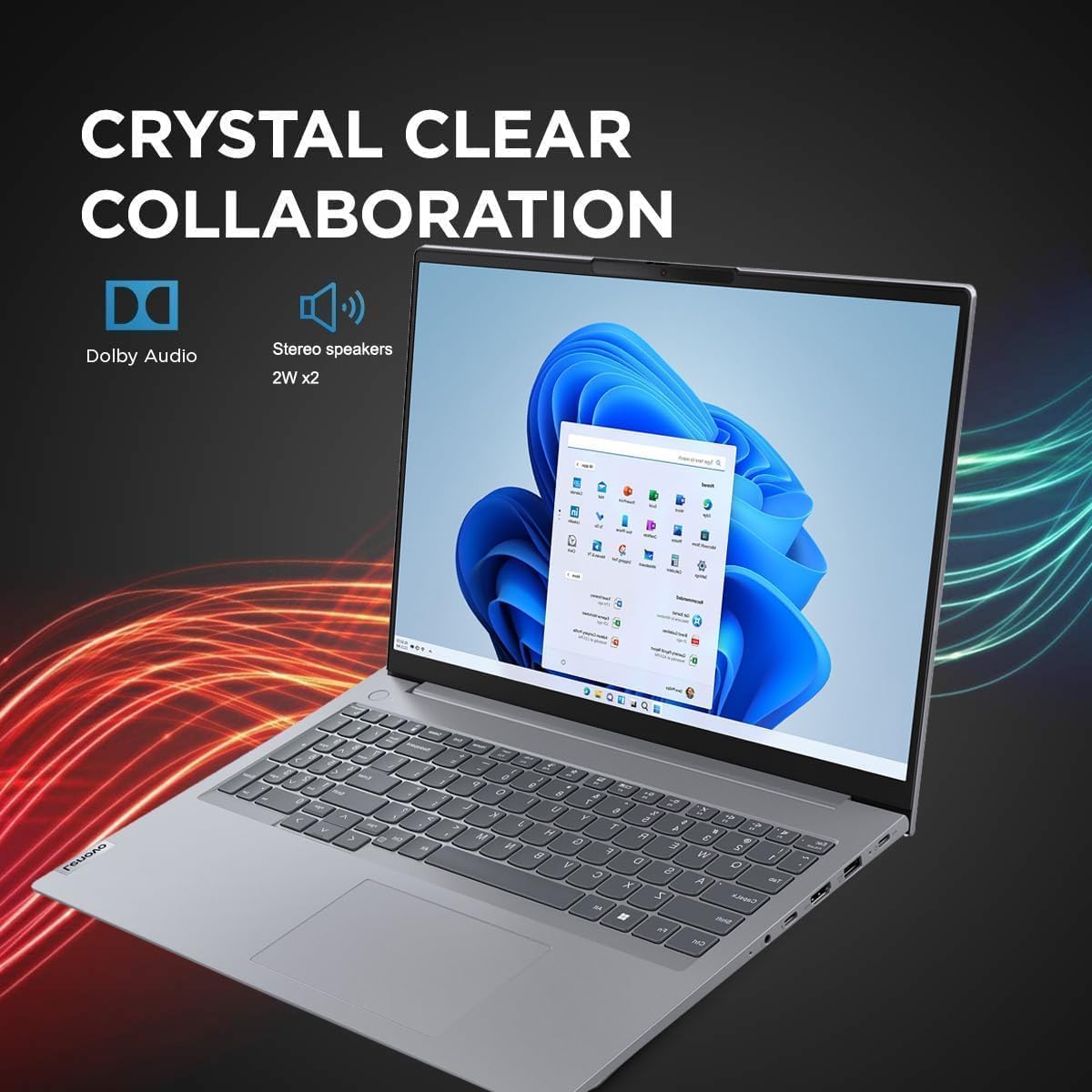 Lenovo ThinkBook 16 Gen 6 Business Laptop (16' FHD+ Touchscreen, Intel 8-Core i5-13420H (> i7-1255U), 16GB DDR5 RAM, 512GB SSD), Thunderbolt 4, Ethernet, Webcam, Wi-Fi 6, Win 11 Pro w/Copilot, Grey