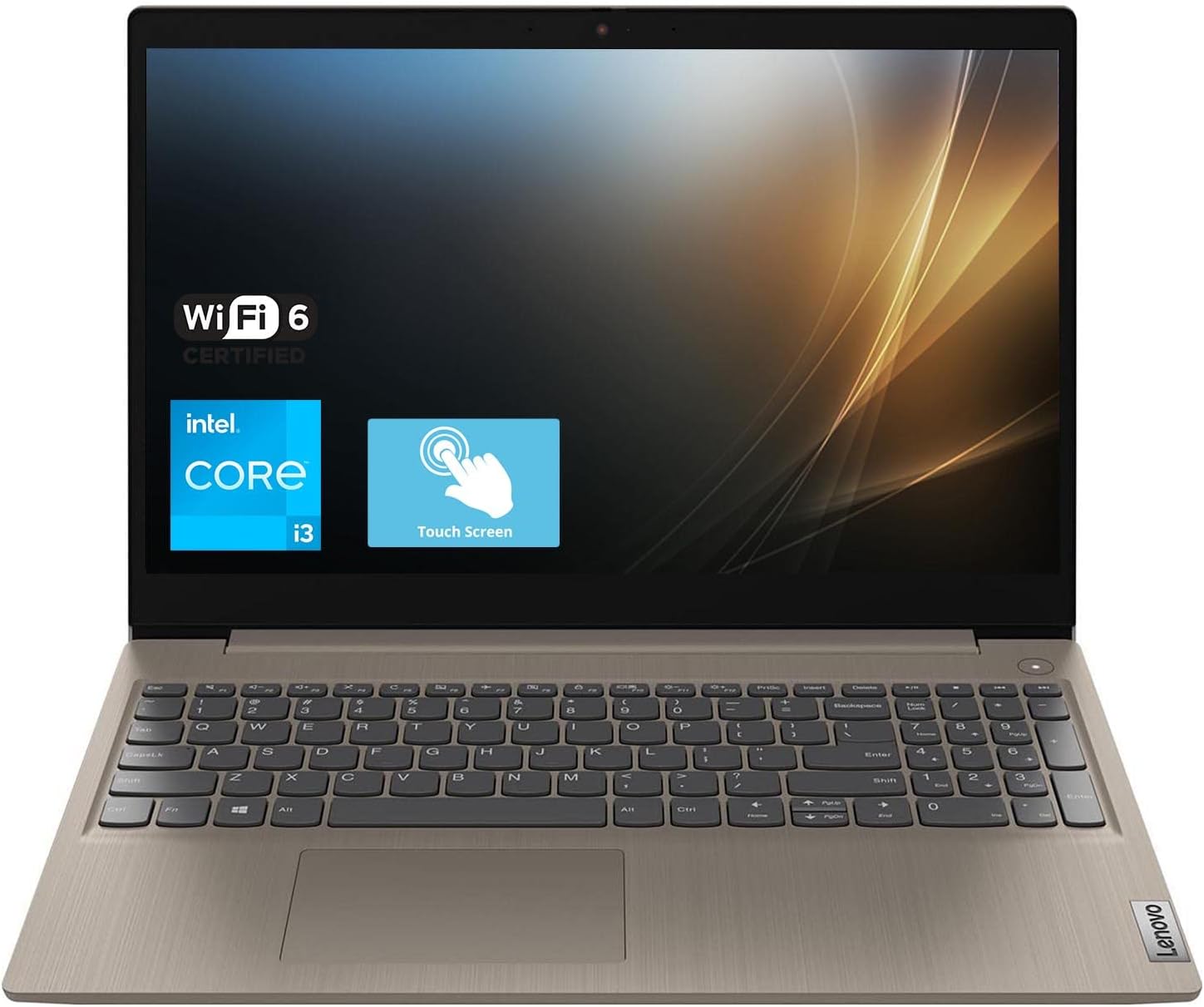 Lenovo IdeaPad 3 Laptop, 15.6' HD Touchscreen, Intel Core i3-1115G4 Processor, 20GB DDR4 RAM, 512GB PCIe SSD, Webcam, HDMI, Bluetooth, Wi-Fi 6, Windows 11 Home, Almond