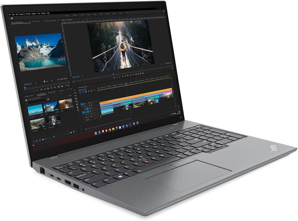 Lenovo ThinkPad T16 Gen 2 Business Laptop 16.0' IPS FHD+ Touchscreen (Intel i7-1355U, 32GB DDR5, 1TB SSD, Copilot, Backlit, Fingerprint, FHD Webcam, 2 Thunderbolt 4, Win11P) w/DKZ USB Port Expander