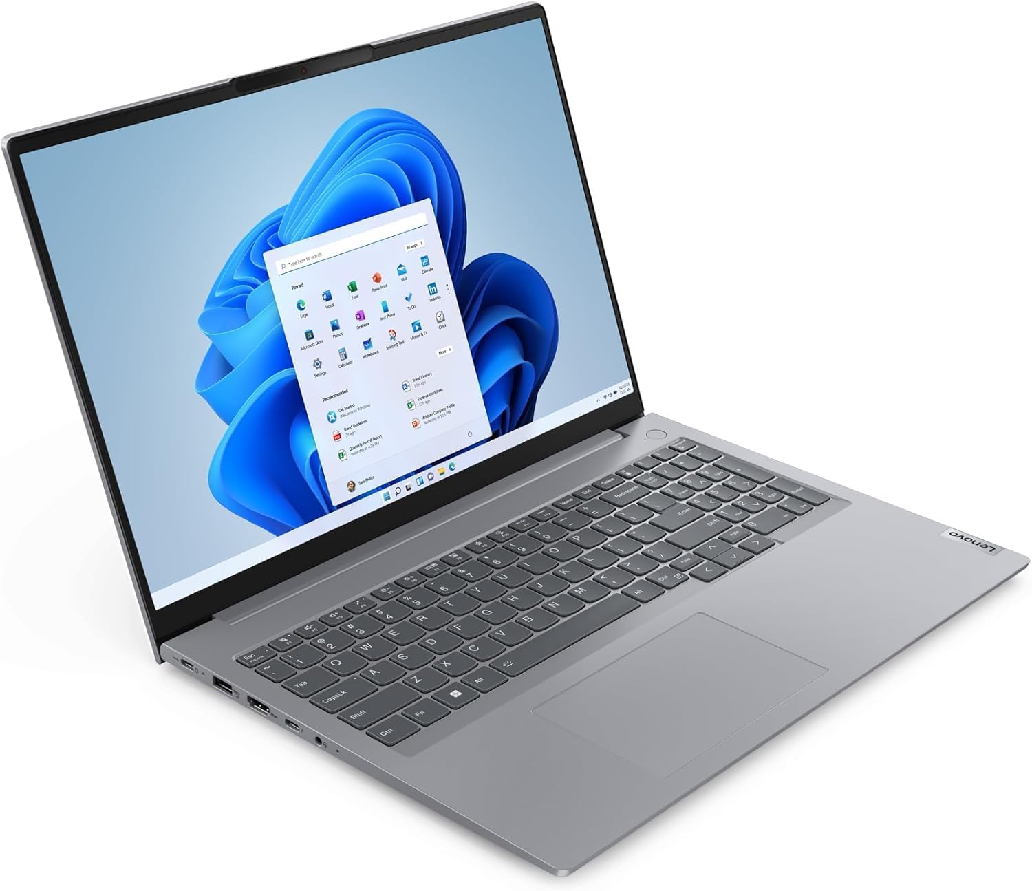 Lenovo ThinkBook 16 Gen 6 Business Laptop (16' FHD+ Touchscreen, Intel Core i5-13420H (> i7-1255U), 16GB DDR5 RAM, 512GB SSD), Anti-Glare, Ethernet, Wi-Fi 6, Thunderbolt 4, Win 11 Pro w/ Copilot