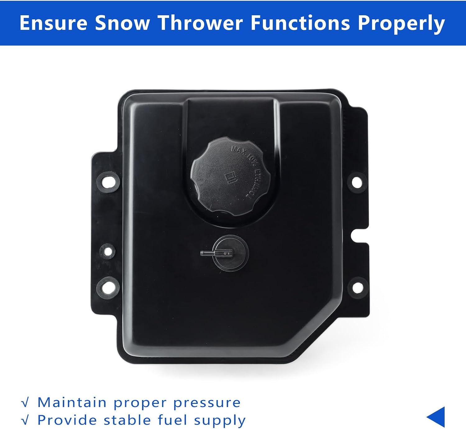 951-11201 Gas Fuel Tank Replacement for MTD for Cub Cadet 528SWE 945SWE Snow Blower LS 27 Log Splitter for Craftsman for Yard Machines for Troy-Bilt 277cc 357cc Two-Stage Snowblowers Part