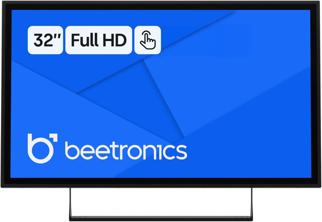 Beetronics 32 Inch Touchscreen Monitor | Full HD 1080p | 32TS7M – Industrial-Grade, Professional 10-Point Multi Touch Display for PC, Mac, Linux – HDMI, DisplayPort, USB-C, VGA Inputs