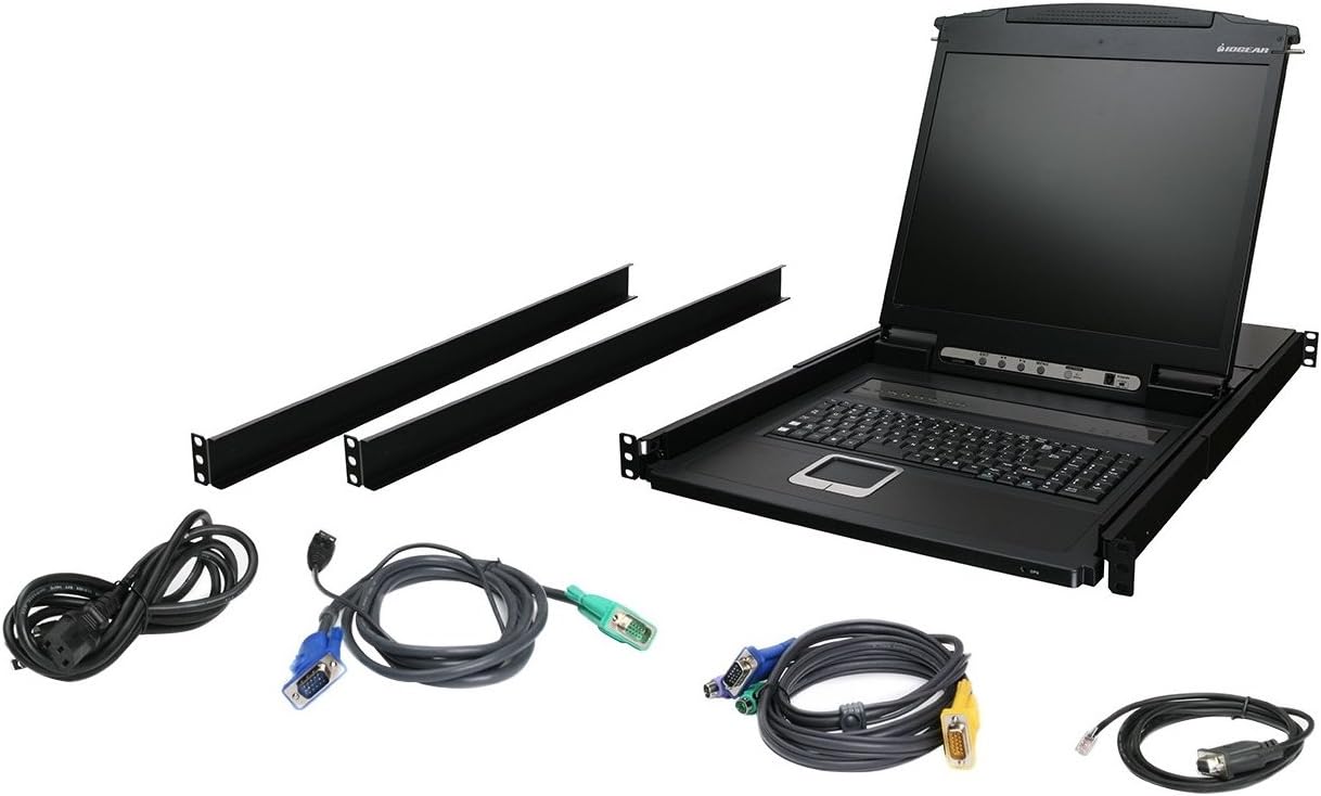 IOGEAR 8-Port 19-Inch LCD KVM Drawer, GCL1908