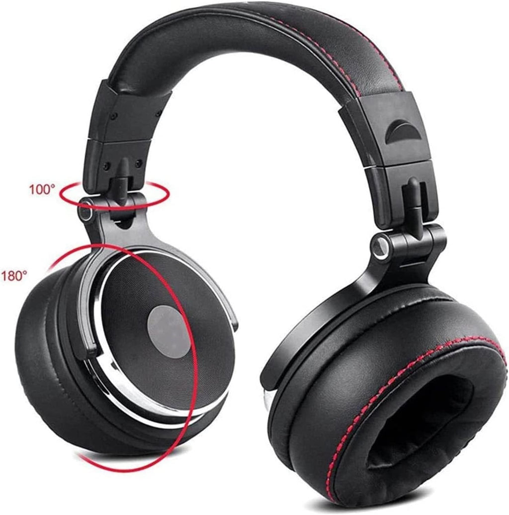 Active Noise Cancelling Headphones, Over Ear Headphones, Hi-Res Audio, Deep Bass, Memory Foam Ear Cups, for Travel, Home Office(Black)