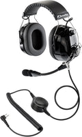Arrowmax AHDH0042-BK-M1 Over The Head Noise Cancelling Headphone Compatible with Motorola CP200D CP100D R2 DEP450 BPR40D CP200 CP185 BPR40 Yaesu FT-65 FT-25 FT-4X/V XiR P3688