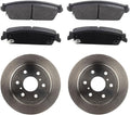 Rear Brake Pads and Rotors Kit, Replacement Brakes Kit for Chevrolet Silverado 1500 4.8L 2007-2013, for Chevrolet Silverado 1500 5.3L 2007-2013, for Chevy Silverado 1500 6.0L 2007-2009