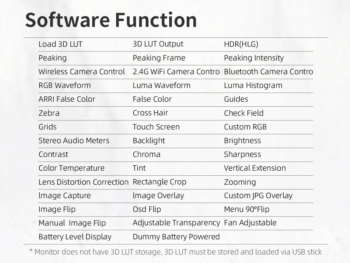 Portkeys LH7P 7'' Camera Field Monitor Wireless Control for A1/A9II/A7SIII/A7CII/FX3/FX30/ZV-E10/RX10/A7MIV/A7RIV/A7RV/RX0/A7MIII, R5/6(Mark II)/7/8, Z8/Z9, BS1H/BGH1, BMPCC 4K/6K(Pro), BS1H/BGH1, etc