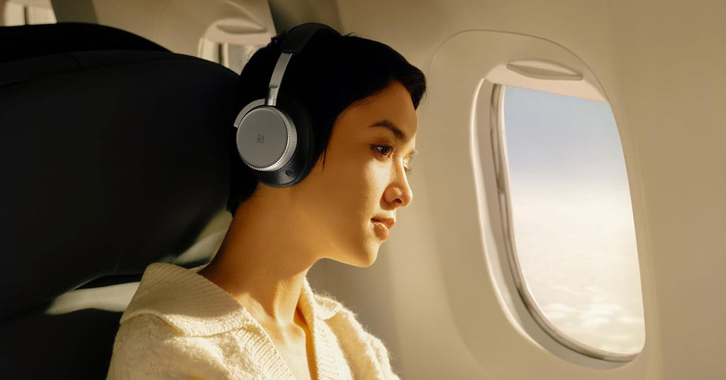 Bang & Olufsen Beoplay H100 Premium Wireless Active Noise Cancelling Over-Ear Headphones with Protective Carrying Case, Infinite Black