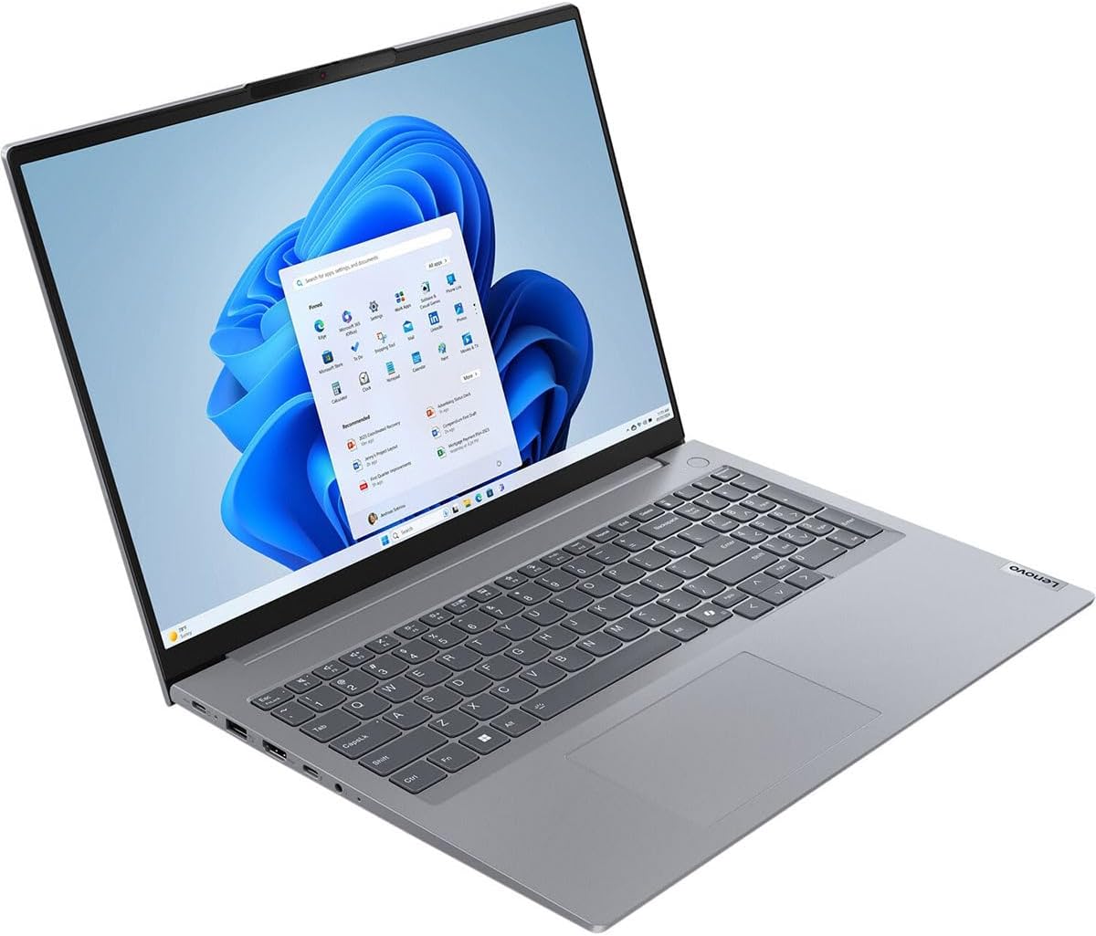 Lenovo ThinkBook 16 G7 ARP 21MW0002US 16' Touchscreen Notebook - WUXGA - AMD Ryzen 5 7535HS - 16 GB - 512 GB SSD - English (US) Keyboard - Arctic Gray