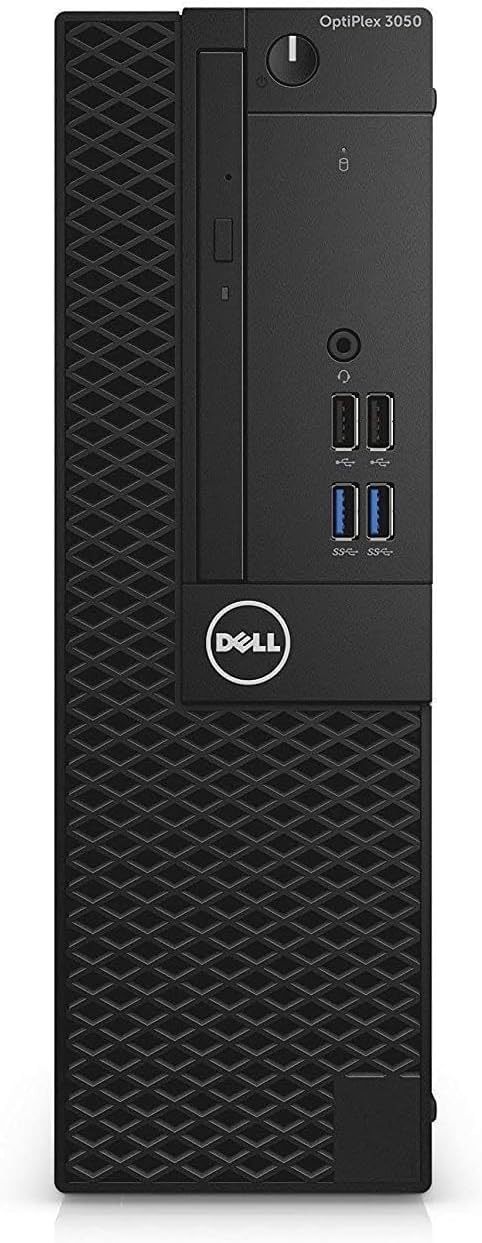 Dell Optiplex 5050 SFF Computer with 24-inch 1080p Monitor Desktop PC, Core i5-7500 up to 3.8 GHz, 16 GB RAM, 256 GB SSD, WiFi, Bluetooth, Windows 11 Pro (Renewed)