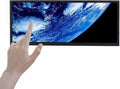 VSDISPLAY 12.3 Inch Touchscreen Monitor 1920x720 IPS Stretched Bar LCD with Dual Speakers for PC Computer Laptop Secondary Display Monitoring