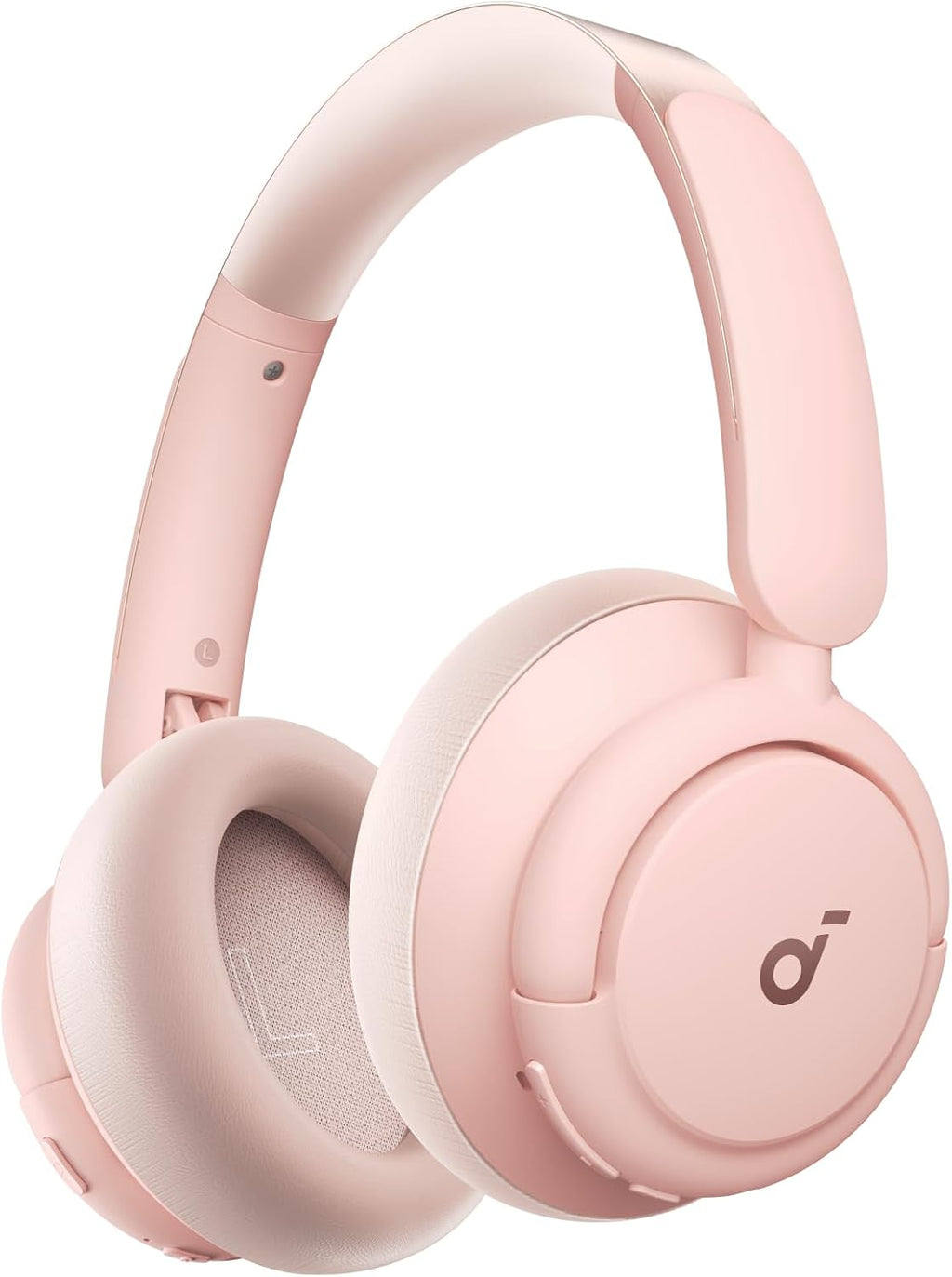 Soundcore Q30 by Anker, Hybrid Active Noise Cancelling Headphones, Multiple Modes, Hi-Res Audio, Custom EQ via App, 50H Playtime, Comfortable Fit, Bluetooth, Multipoint Connection.(Pink & White)