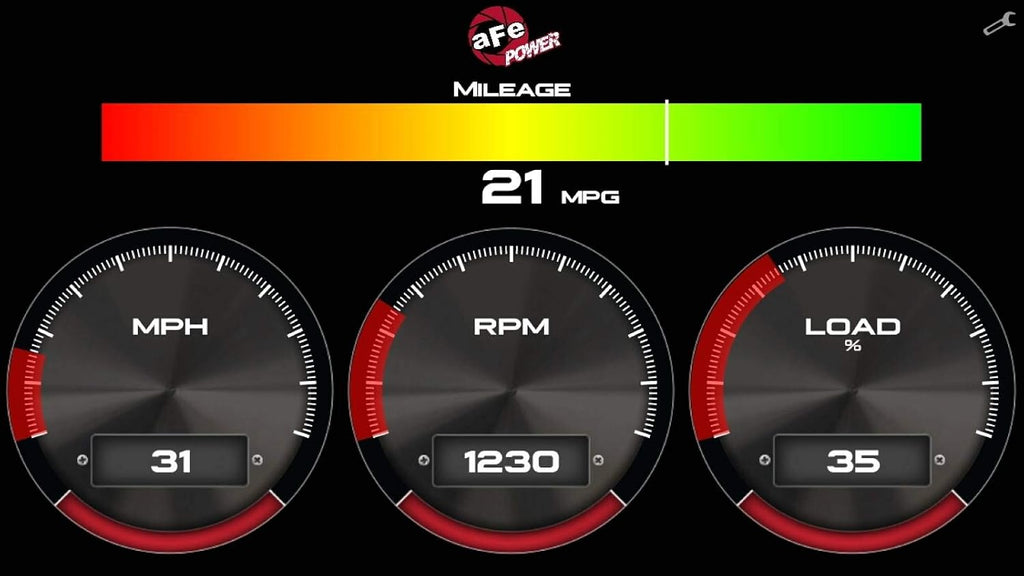 aFe Power 77-91001 AGD Advanced Gauge Display Digital 5-1/2 IN Monitor
