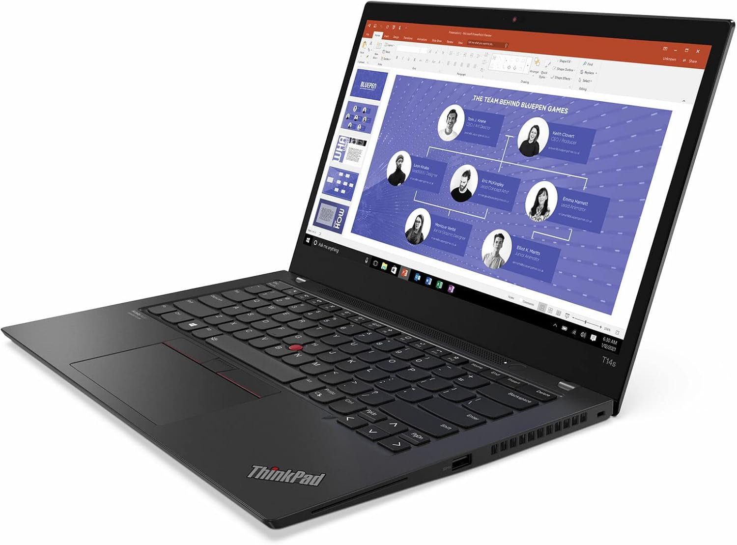 Lenovo ThinkPad T14s Gen 2 14-inch FHD Laptop Intel Core i7-1185G7 16GB RAM 512GB SSD Win 11 Pro (Renewed)