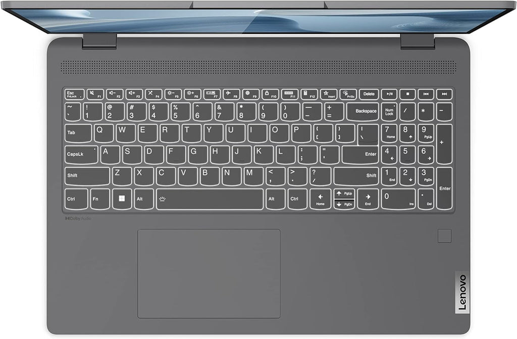 Lenovo Flex 5 2-in-1 16' 2.5K WUXGA Touchscreen Laptop, Intel Core i7-1255U Processor, 16GB RAM 512GB PCIe SSD, Wi-Fi 6, Bluetooth, Webcam, Backlit Keyboard, Fingerprint Reader, Windows 11 pro, Grey