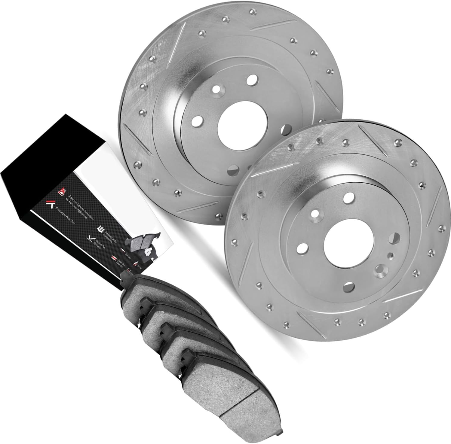 Rear 1 x Disc Brake Kit fits Ford Fiesta 2014 2015 2016 2017 2018 2019
