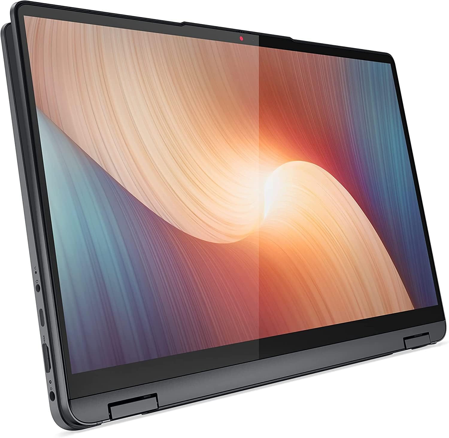 Lenovo Flex 5 14' 2-in-1 Laptop, WUXGA Touchscreen Display, AMD Ryzen 5 5500U, 16GB RAM, 1TB PCIe SSD, Bluetooth, Webcam, Backlit Keyboard, Fingerprint Reader, Windows 11 Home, Grey