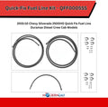 Quick Fix Fuel Line For 2001-2010 Chevy Silverado 2500HD Duramax Crew Cab Models - QFF0005SS-MDMB