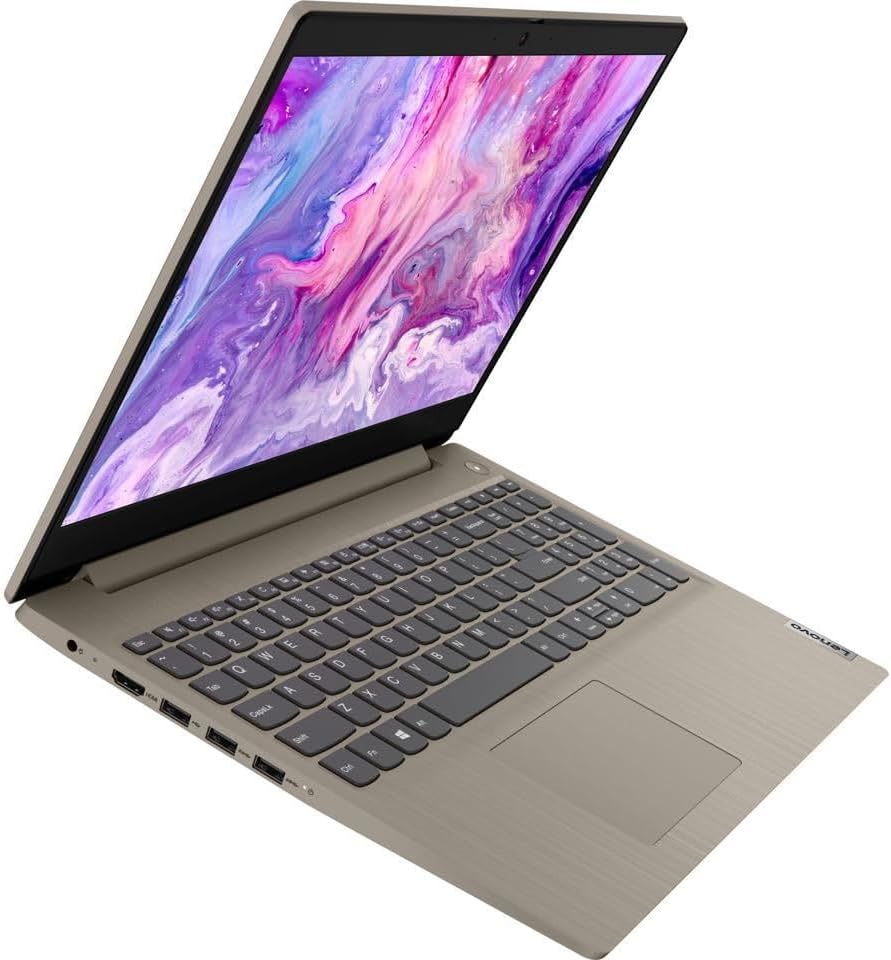 Lenovo - IdeaPad 3 15' HD Touch Screen Laptop - Intel Core i3-1115G4 - Intel UHD Graphics - 8GB Memory - 256GB SSD - Almond
