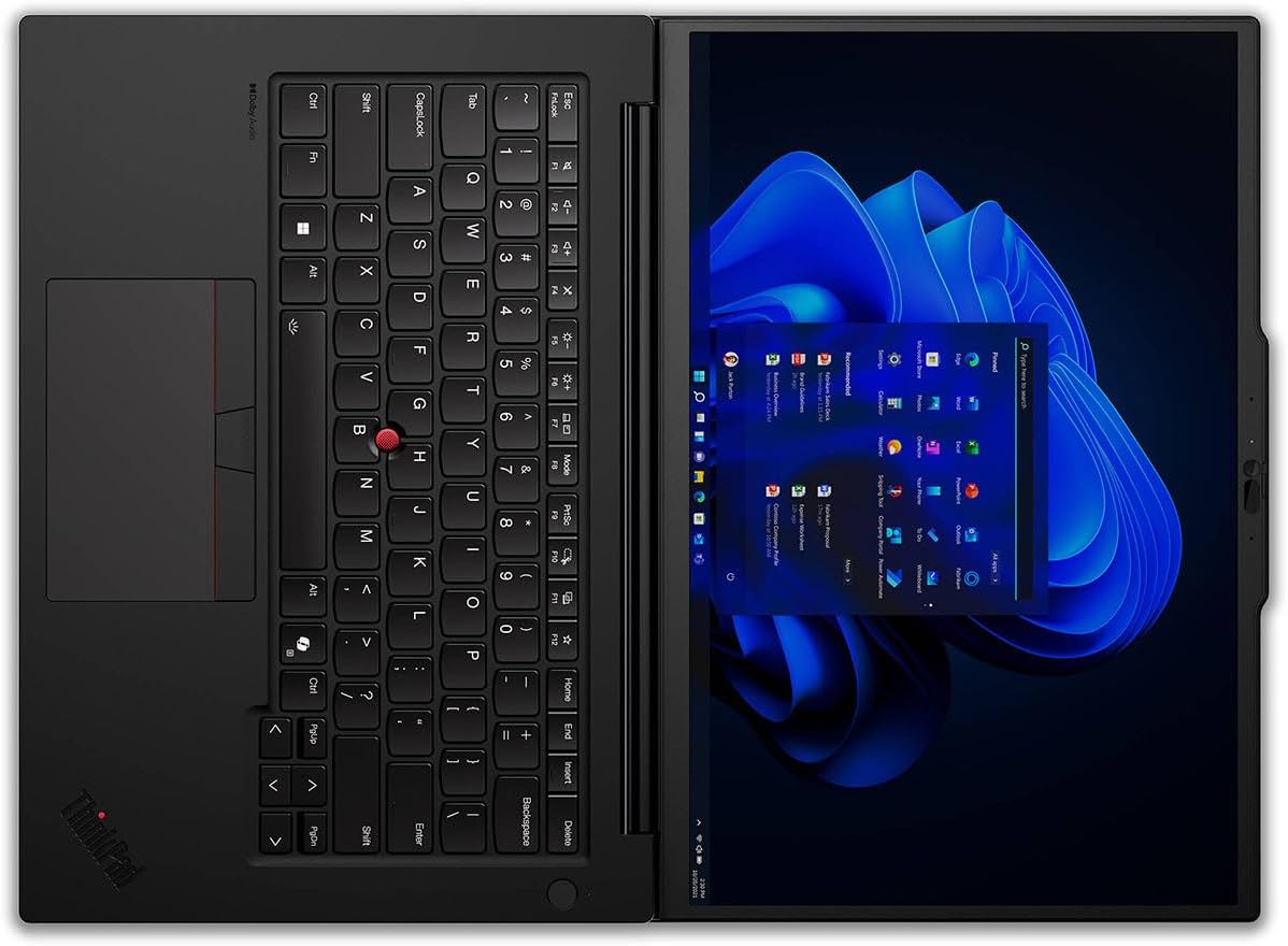 Lenovo ThinkPad P14s Gen 5 21G20022US 14.5' Touchscreen Mobile Workstation - WQXGA - Intel Core Ultra 7 155H - 16 GB - 512 GB SSD - English Keyboard - Black