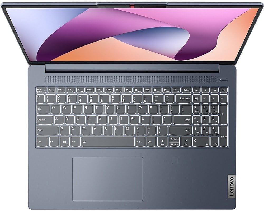 Lenovo IdeaPad Slim 5i 16' Touchscreen IPS WUXGA Anti-Glare Laptop, Intel i7-1355U 10-Core Processor, 16GB RAM 1TB SSD, Fingerprint Reader, Backlit Keyboard, Webcam, Bluetooth, Windows 11 Home, Blue
