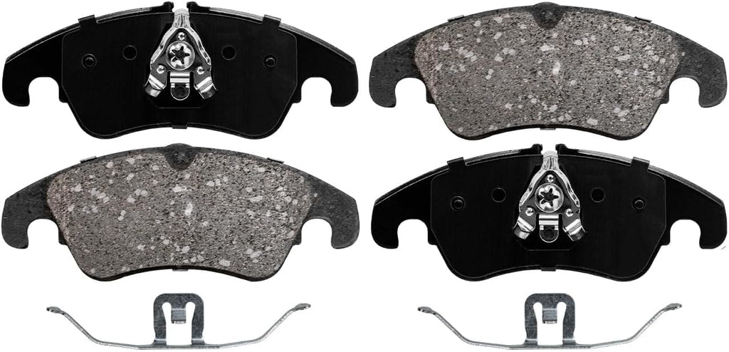 Detroit Axle - Front Brake Kit for Audi A4 A5 A6 Quattro Allroad Q5 Replacement Disc Brake Rotors Ceramic Brakes Pads : 12.60' inch Rotors