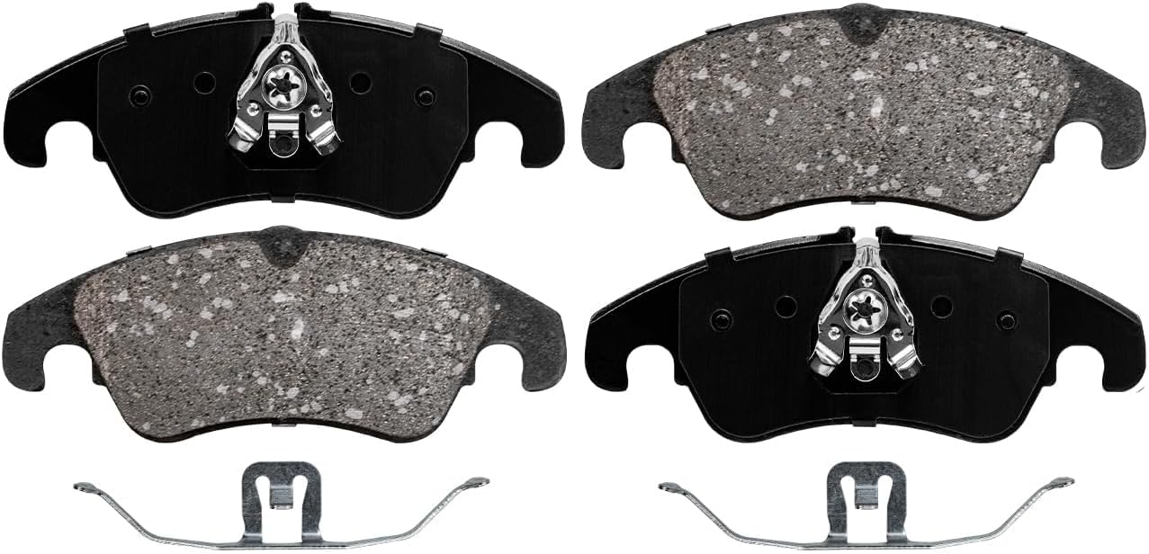 Detroit Axle - Front Brake Kit for Audi A4 A5 A6 Quattro Allroad Q5 Replacement Disc Brake Rotors Ceramic Brakes Pads : 12.60' inch Rotors