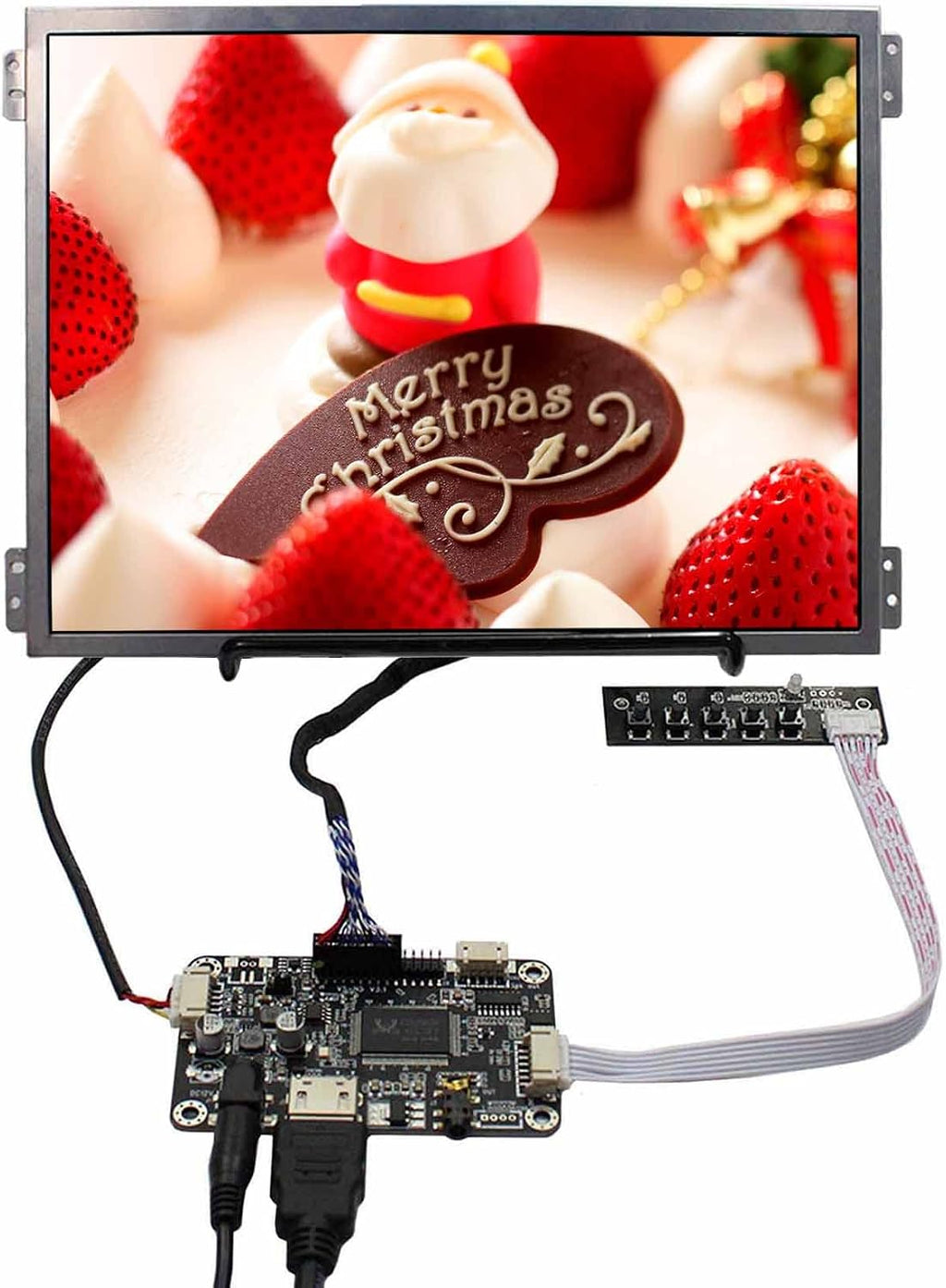 VSDISPLAY 10.4' 10.4 Inch 1024x768 600nit IPS LCD Screen VS104T-004A with Audio LCD Controller Board