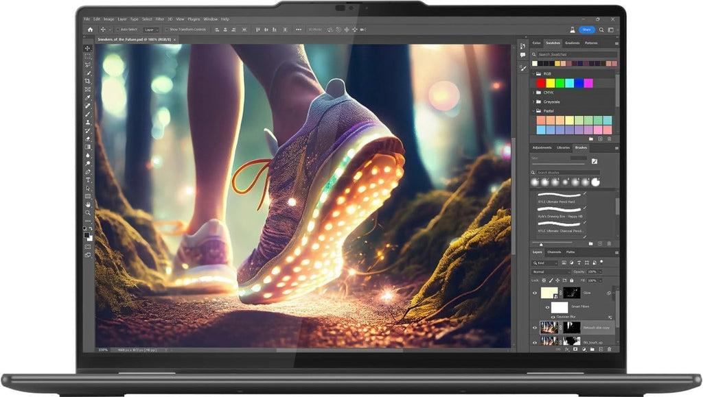Lenovo Yoga 7 16 2-in-1 AI PC Laptop 16' WUXGA IPS Touch Glossy Intel 12-core Ultra 7 155U 16GB RAM 1TB SSD Backlit Fingerprint Thunderbolt FHD IR Privacy Camera Win11Pro + 3-in-1 Accessories