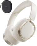 Edifier Active Noise Cancelling Headphones, Over Ear Bluetooth Headset, 92H Playtime Wired & Wireless Hi-Res Audio Certified, Fast Charging Clear Calls Travel - Ivory (Renewed)