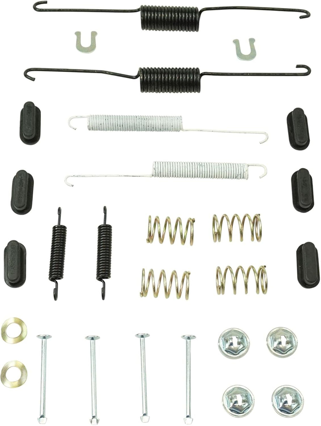TRQ Rear Brake Shoe & Drum with Hardware Kit Compatible with 2009-2013 Chevy Silverado 1500 GMC Sierra 1500
