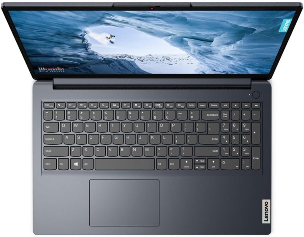 Lenovo IdeaPad 1 15.6' FHD Touchscreen (1920 x 108) Laptop, Intel Core i5-1235U, 8 GB RAM, 512 GB SSD, Windows 11 in S Mode, Wi-Fi, Abyss Blue, 82QD00HMUS