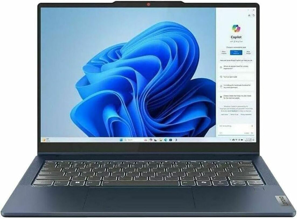 Lenovo 2025 IdeaPad 5 2-in-1 14AHP9 Personal Laptop - 14' 1920x1200 Touchscreen - 8-Core AMD Ryzen 7 8845HS - 16GB RAM 1TB SSD - Wi-Fi 6 - Fingerprint Reader - 1080p FHD Camera - W11P - Cosmic Blue