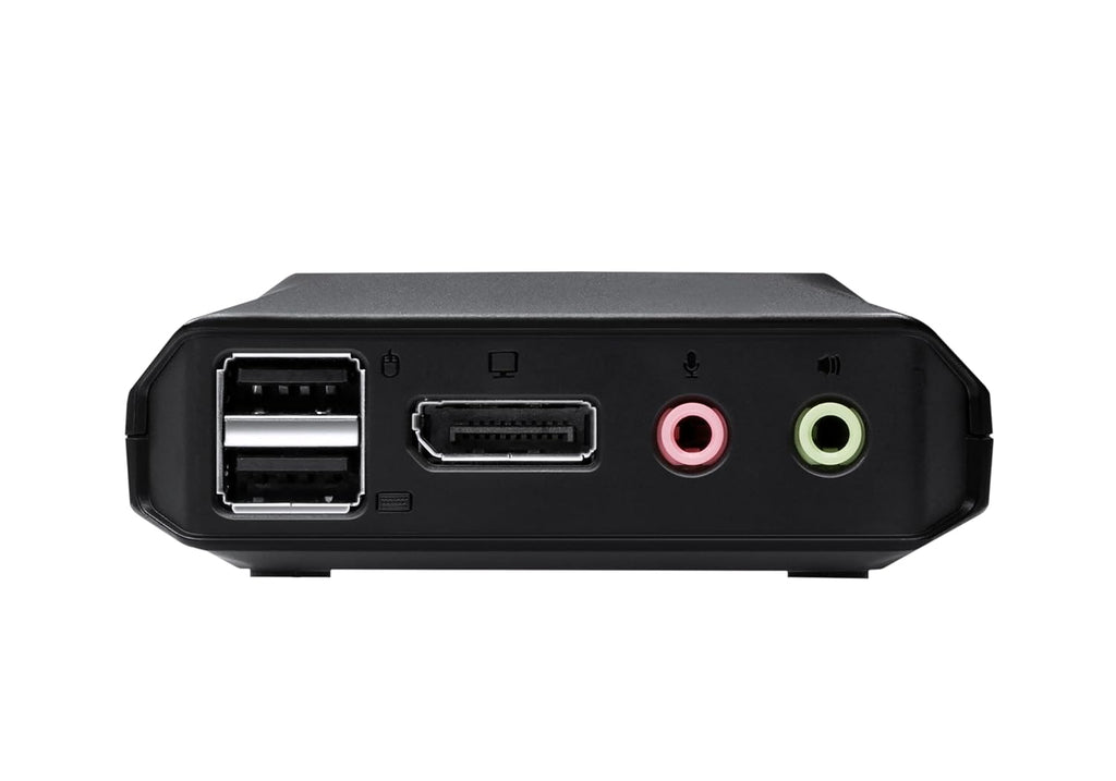 ATEN CS52DP 2-Port USB-C DisplayPort Hybrid Cable KVM Switch with 2m DisplayPort rev.1.4 Cable 2L-7D02DP