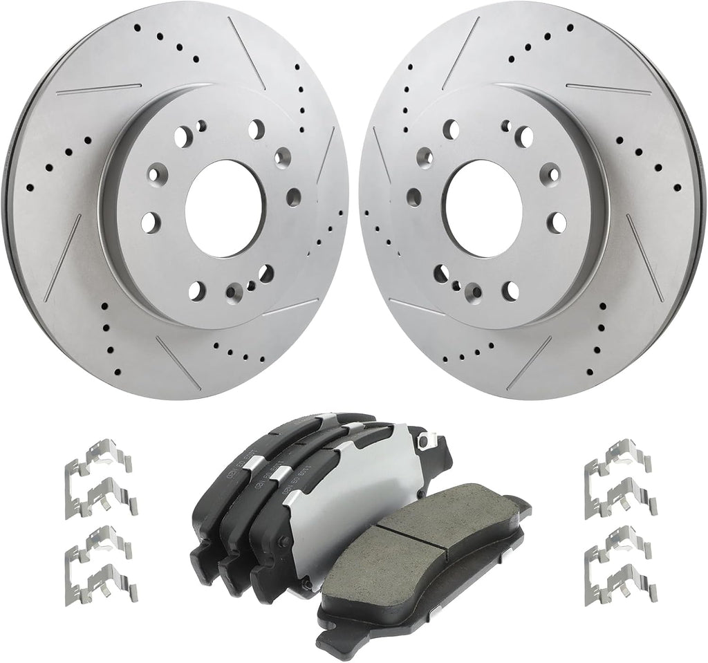 Brake Kit Replacement for Front Disc Rotors Brake Pads for Chevy Silverado 1500 Tahoe Sierra 1500 Yukon