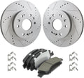 Brake Kit Replacement for Front Disc Rotors Brake Pads for Chevy Silverado 1500 Tahoe Sierra 1500 Yukon