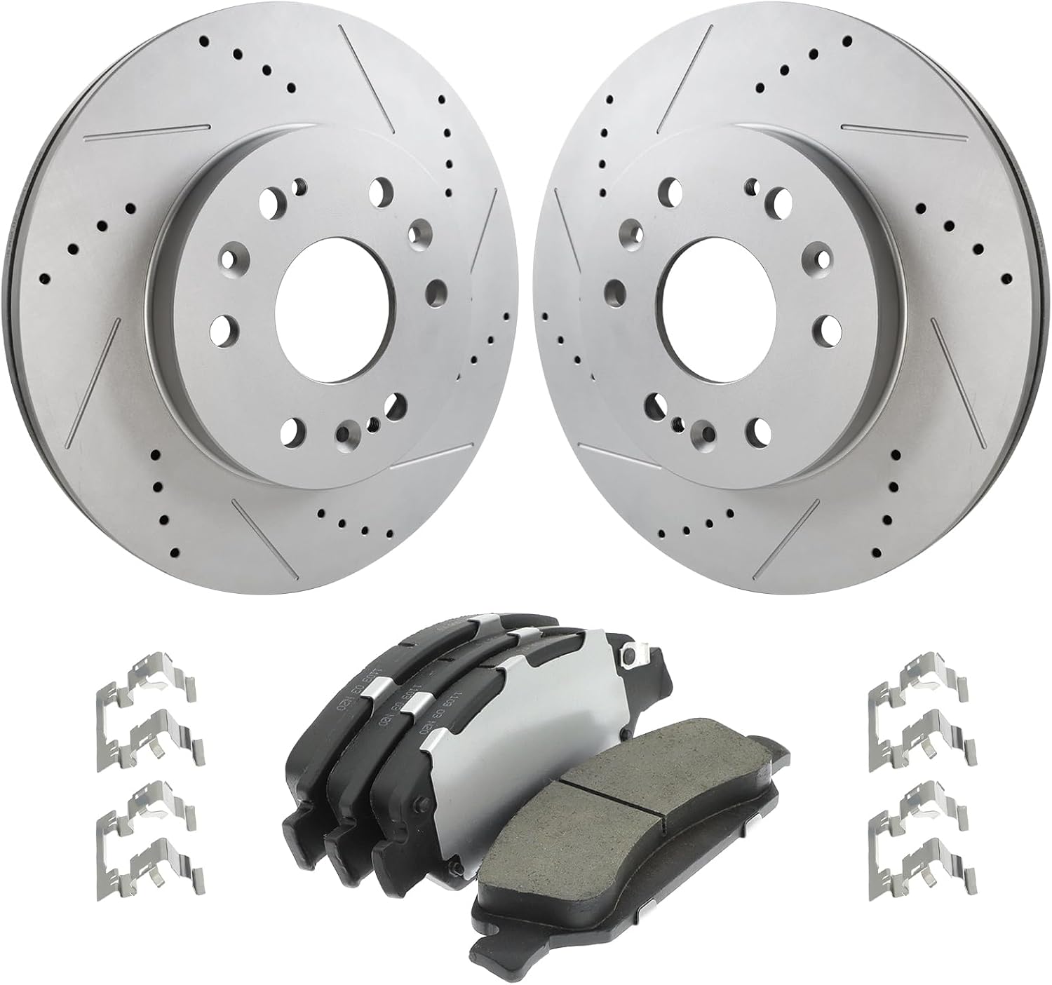 Brake Kit Replacement for Front Disc Rotors Brake Pads for Chevy Silverado 1500 Tahoe Sierra 1500 Yukon