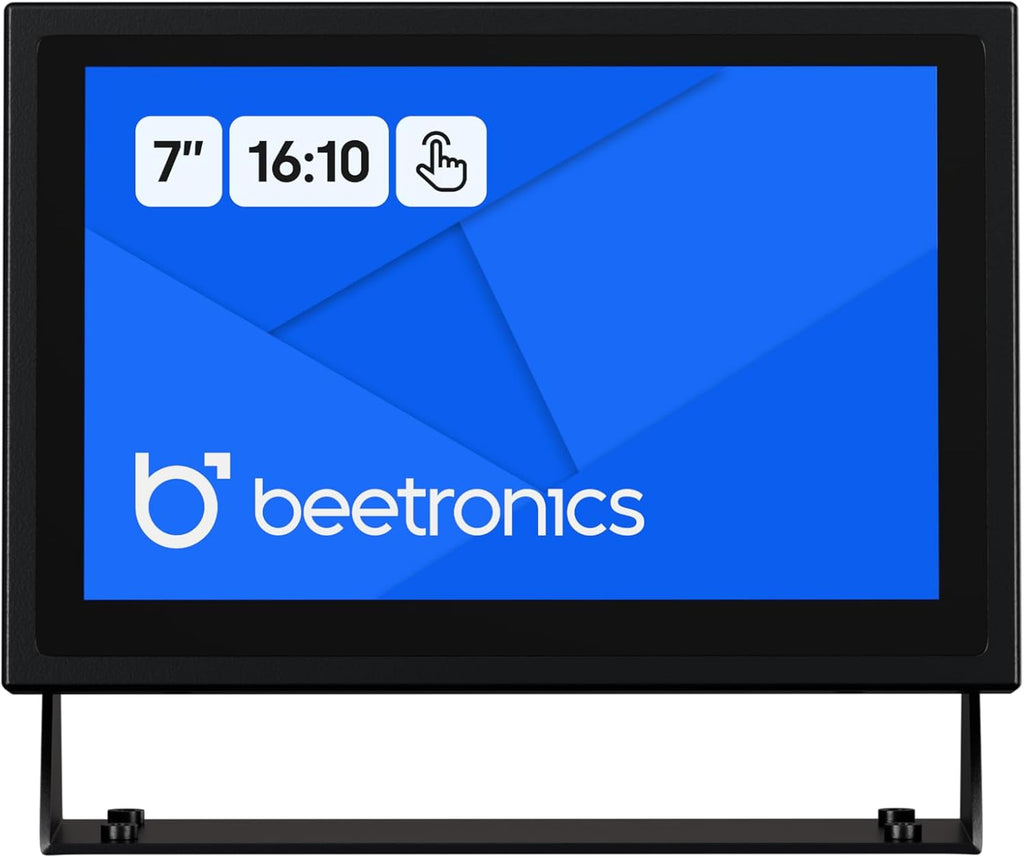 Beetronics 7 Inch Touchscreen Monitor | Full HD 1080p | 7TS7M – Industrial-Grade, Professional 10-Point Multi Touch Display for PC, Mac, Linux – HDMI, DisplayPort, USB-C, VGA Inputs