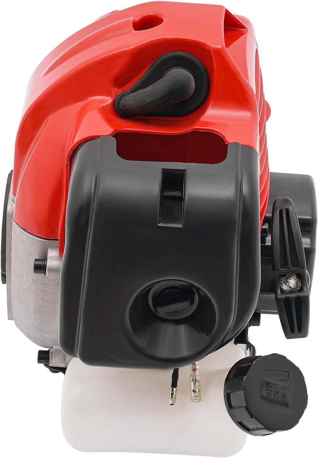 LOYALHEARTDY Gas Engine 2-Stroke 42.7CC Multi-Use Gas Motor Hand Pull Start Air Cooling Single-Cylinder Lawn Mower Engine That Runs on Gas - Red, W57G7854GT8