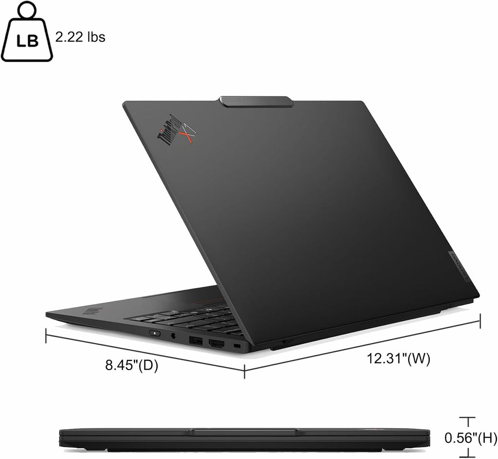 Lenovo ThinkPad X1 Carbon Gen 13 Aura Edition Laptop 14' WUXGA Touch (500nits 100% sRGB) Intel 12-core Ultra 7 255U 32GB RAM 4TB SSD for Creator Business Professional Win11Pro ICP Hub