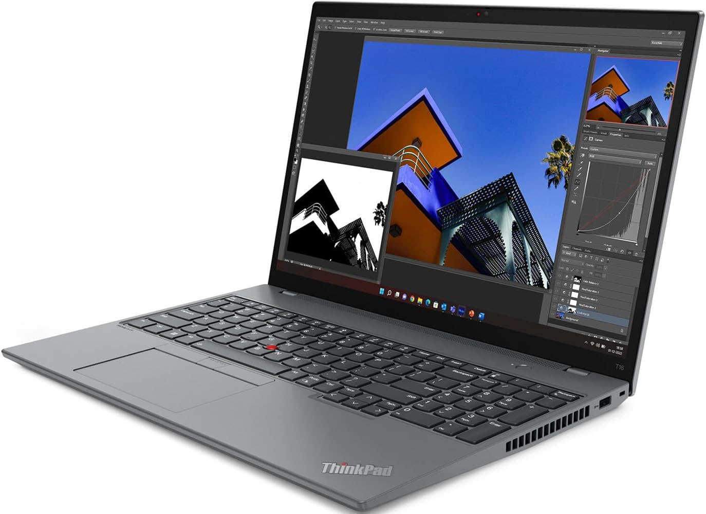 Lenovo ThinkPad T16 Gen 2 Business Laptop 16.0' Touchscreen IPS FHD+ Display (Intel i7-1355U, 32GB DDR5, 1TB SSD, Backlit, Fingerprint, FHD Webcam, 2 Thunderbolt 4, Win11Pro) w/DKZ USB Port Expander