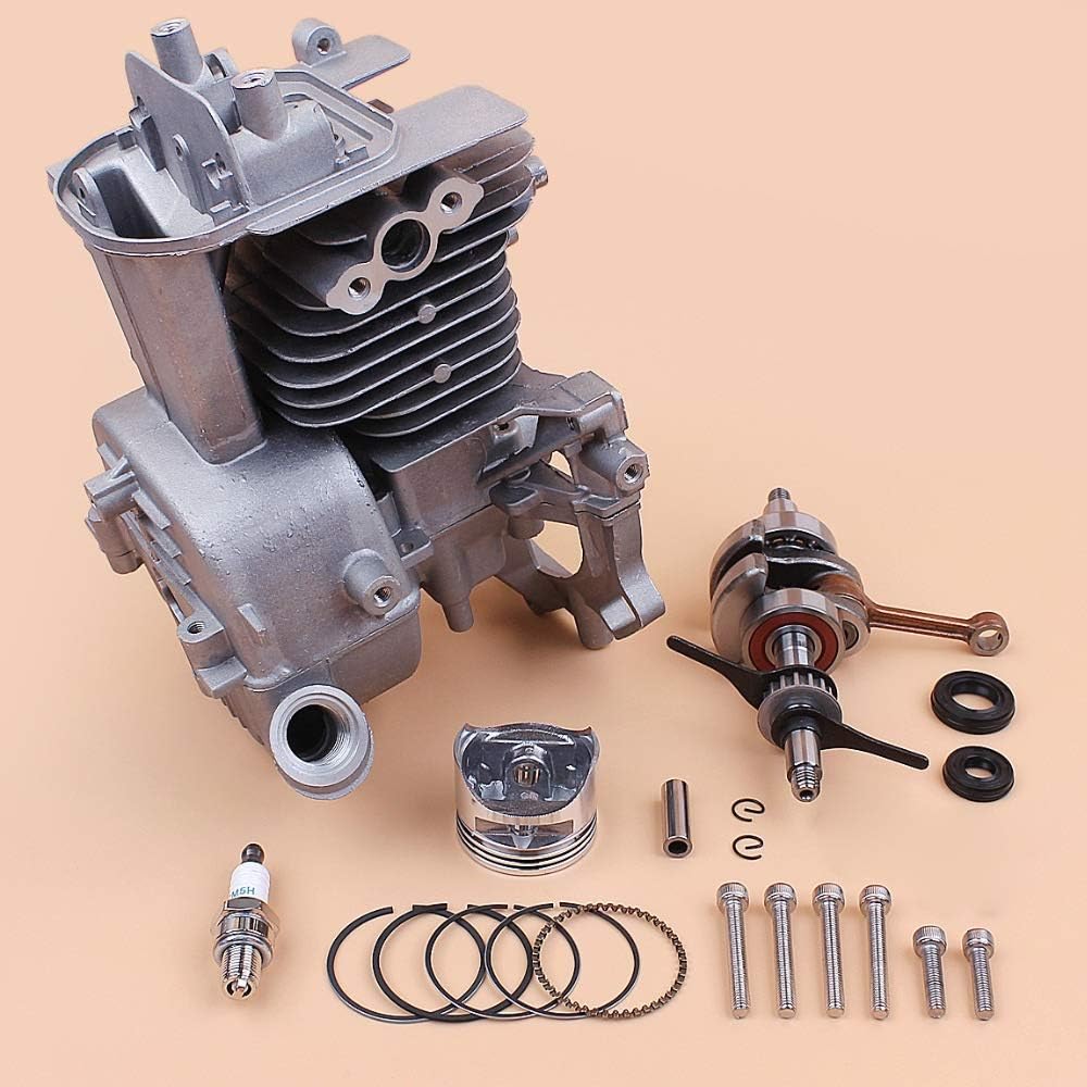 39MM Motor Cylinder Crankcase Crankshaft Piston Kit Fit for Honda GX35 GX35NT 35.8cc Gas Small Engine Trimmer Brushcutter Lawnmower