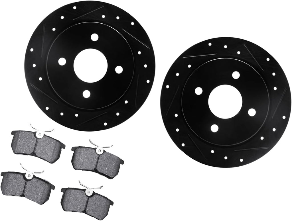 Rear Disc Brake Kit for Ford Focus,Fiesta 2001 2002 2003 2004 2005 2006 2007 2008 2009 2010 2011 2012 2013 2014 2015 2016 2017 2018 2019 1 x