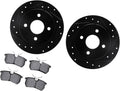 Rear Disc Brake Kit for Ford Focus,Fiesta 2001 2002 2003 2004 2005 2006 2007 2008 2009 2010 2011 2012 2013 2014 2015 2016 2017 2018 2019 1 x