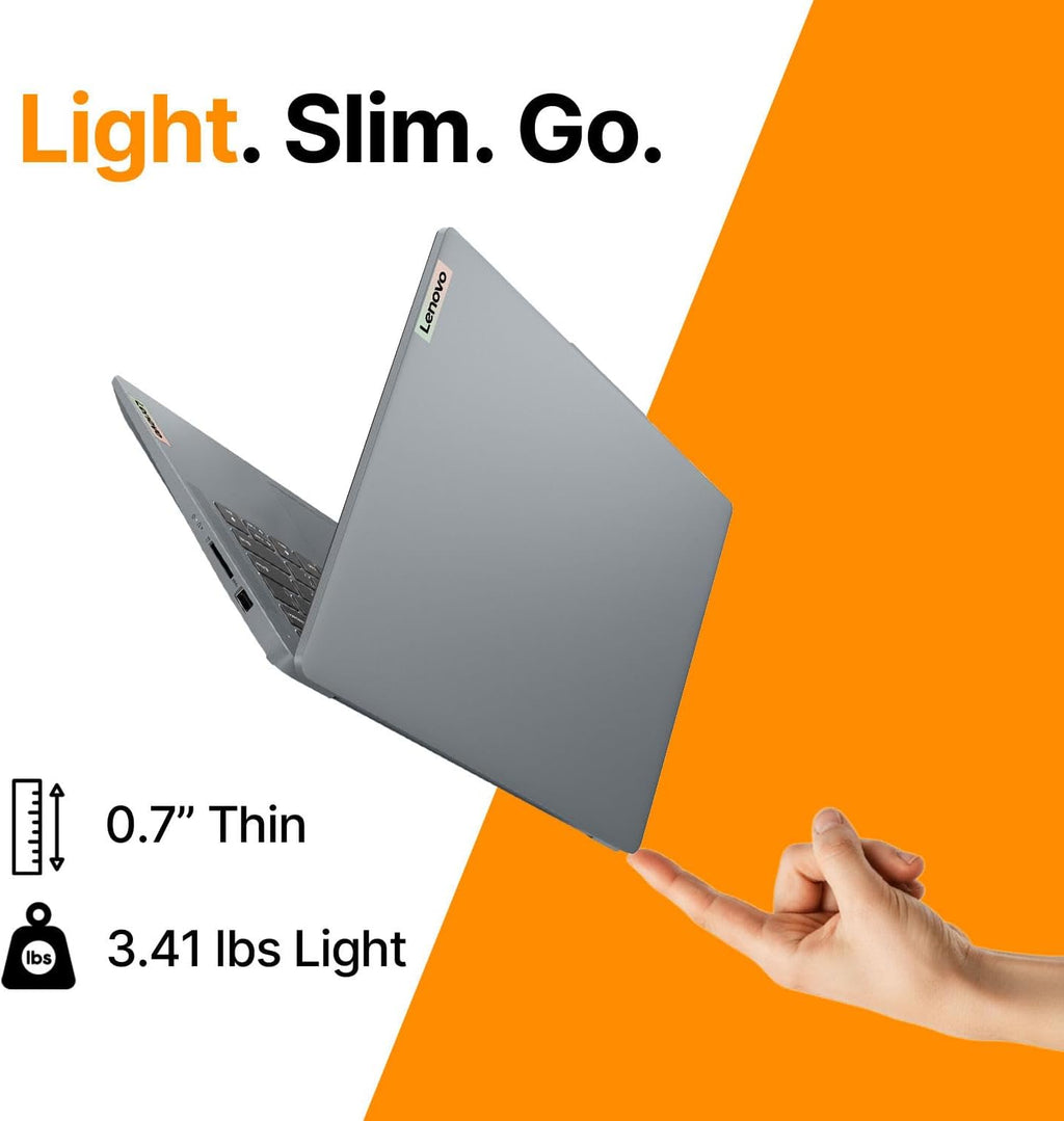 Lenovo IdeaPad Slim 3i 15.6' FHD Laptop • Microsoft Office 365 • 1.1TB Storage • LPDDR5 • Intel 4 Cores • 128GB SSD and 1TB Cloud • WiFi 6 • Military-Grade • Windows 11 • Essential Laptop